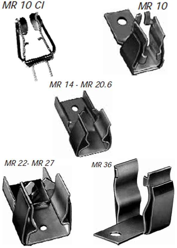 Mersen Sliver Plated Copper, Bolt Mount Fuse Clip for 10.3 x 58 mm Cartridge Fuse