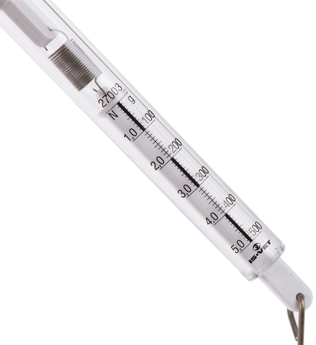 724-3847 RS PRO Spring Balance, 10 g Resolution , Metric Scale, 5 N, 500 g Weight Capacity