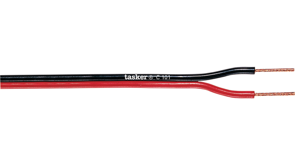 Tasker C101 Series 2 Core Speaker Cable, 100 m, Red