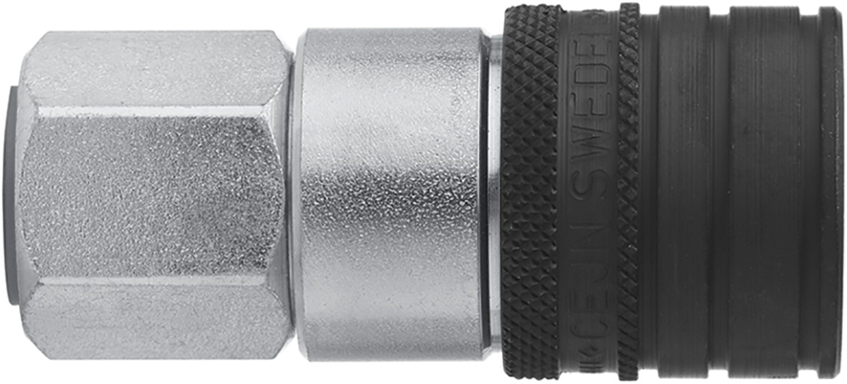 CEJN Steel Hydraulic Quick Connect Coupling Female G 1/4 in, 500 bar