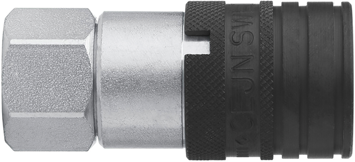 CEJN Steel Hydraulic Quick Connect Coupling Female G 1/2 in, 400 bar