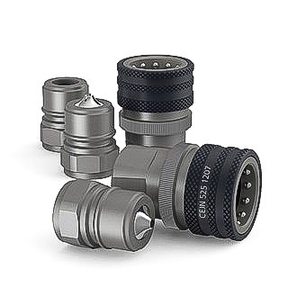 c105251237 CEJN Steel Hydraulic Quick Connect Coupling Female G 3/4 in, 280 bar