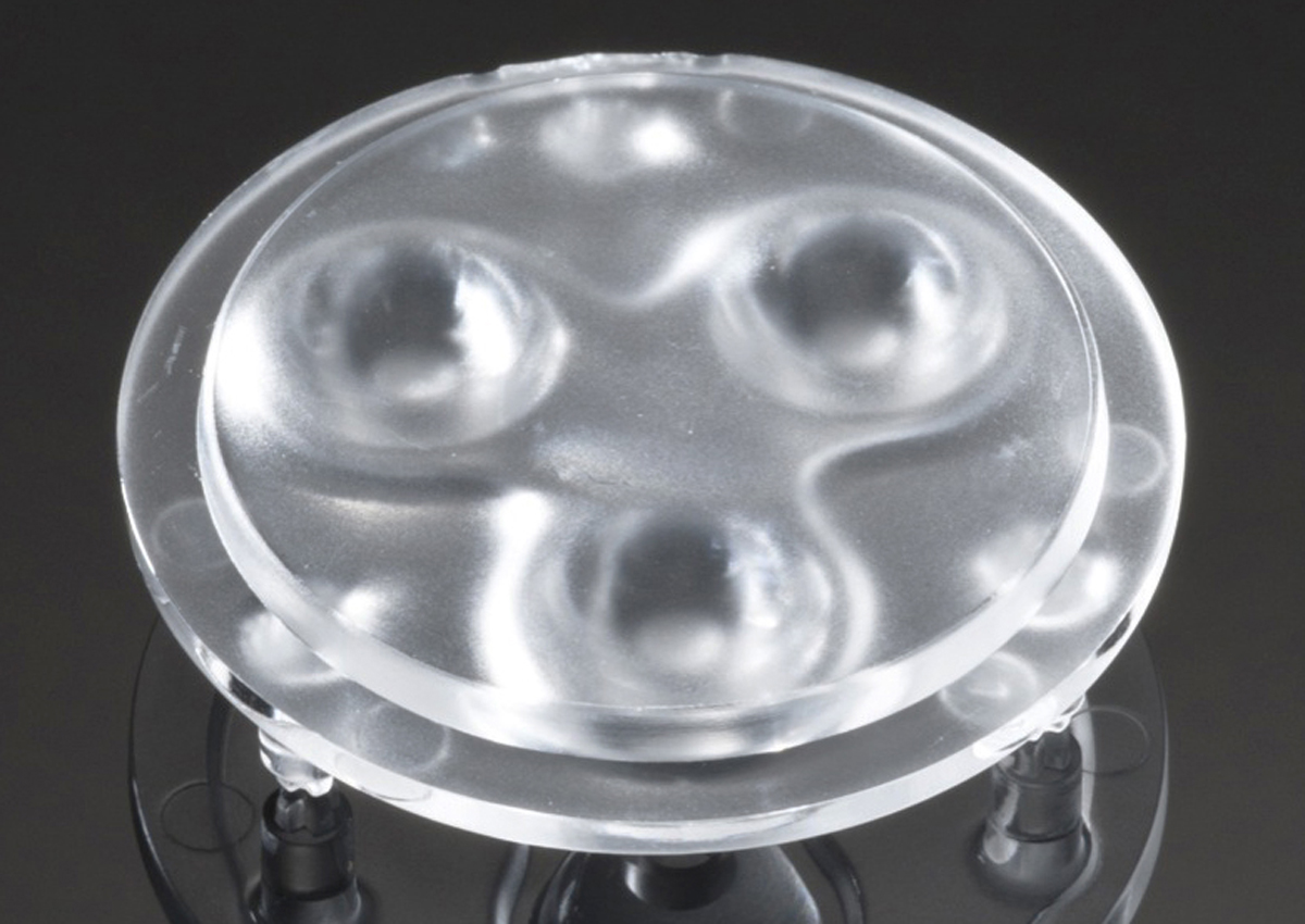 Ledil C10892_GT3-M, GT3 Series 3-Way LED Lens 25 to 34° Medium Angle Beam
