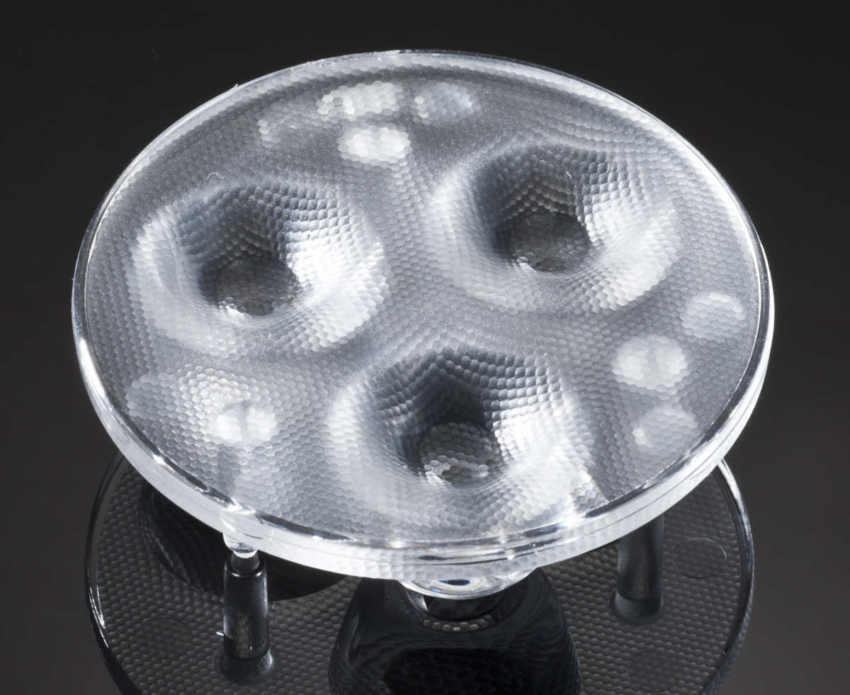 Ledil C11191_TUIJA-3-W, Tuija Series LED Lens 46 to 59 ° Round Beam