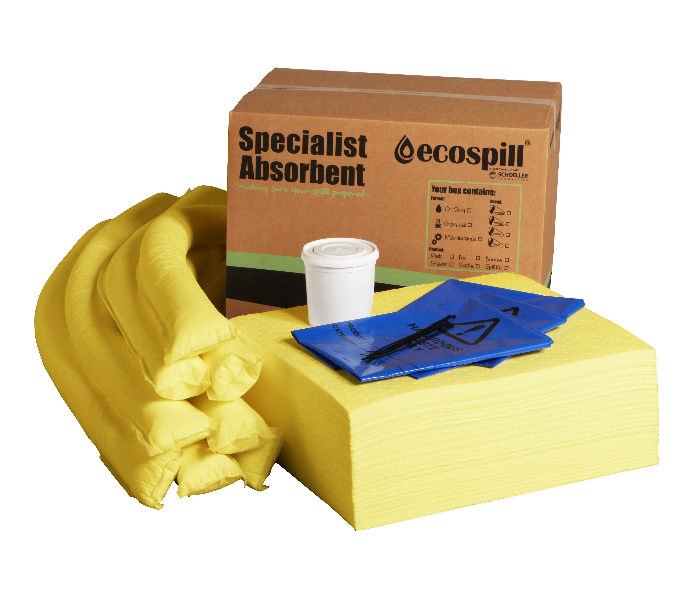 Ecospill Ltd 50 L Spill Control Spill Kit