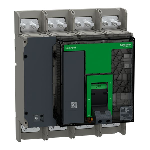 Schneider Electric ComPact NS Electronic Circuit Breaker 1.25kA 690V, 2 channels, Fixed