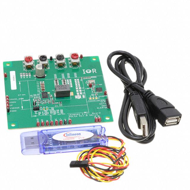 Infineon Technologies, 1 Non-Isolated Output DC/DC, Step Down Evaluation Board