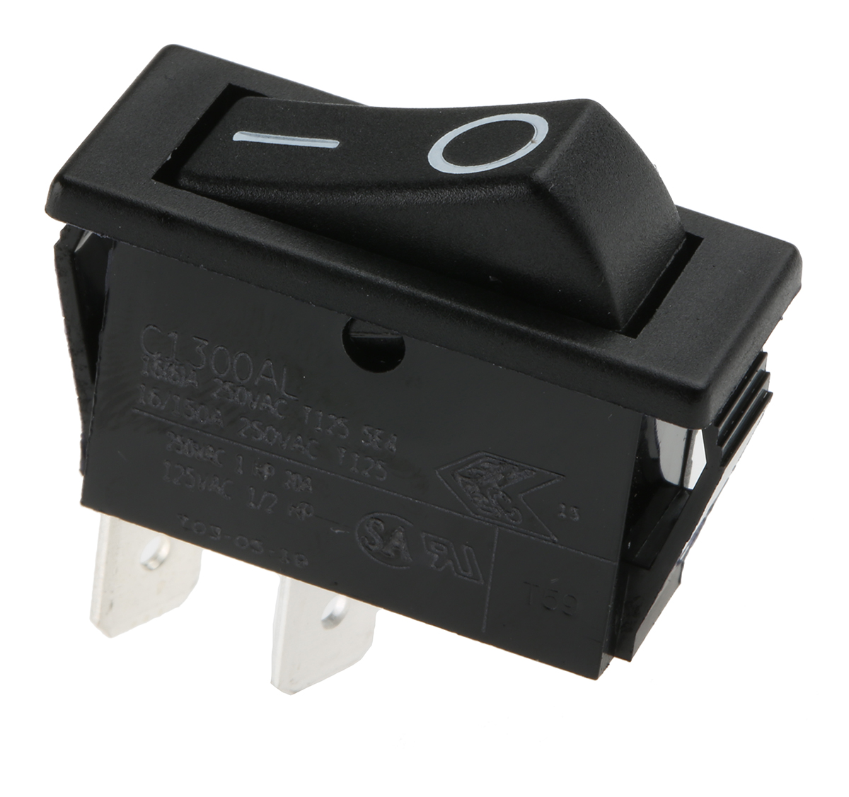 Arcolectric (Bulgin) Ltd SPST, On-Off On-None-On Rocker Switch Panel