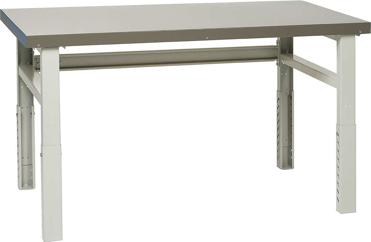 Treston C13041101 Aluminium Workbench Adjustable Height, 750 mm x 1500mm x 1000 mm
