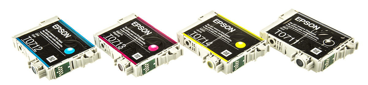 c13t07154010 Epson T0715 Black, Cyan, Magenta, Yellow Ink Cartridge
