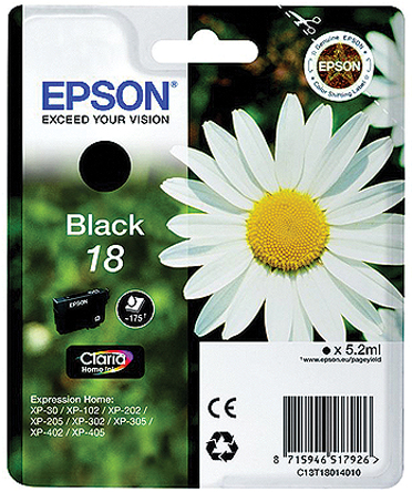 Epson 18 Black Ink Cartridge