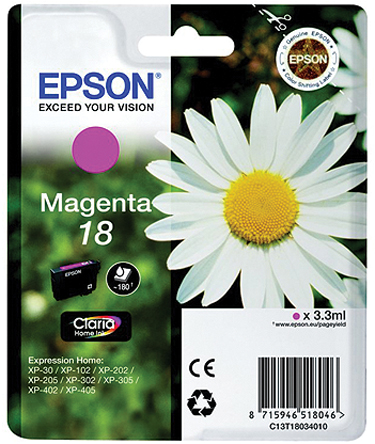 Epson 18 Magenta Ink Cartridge