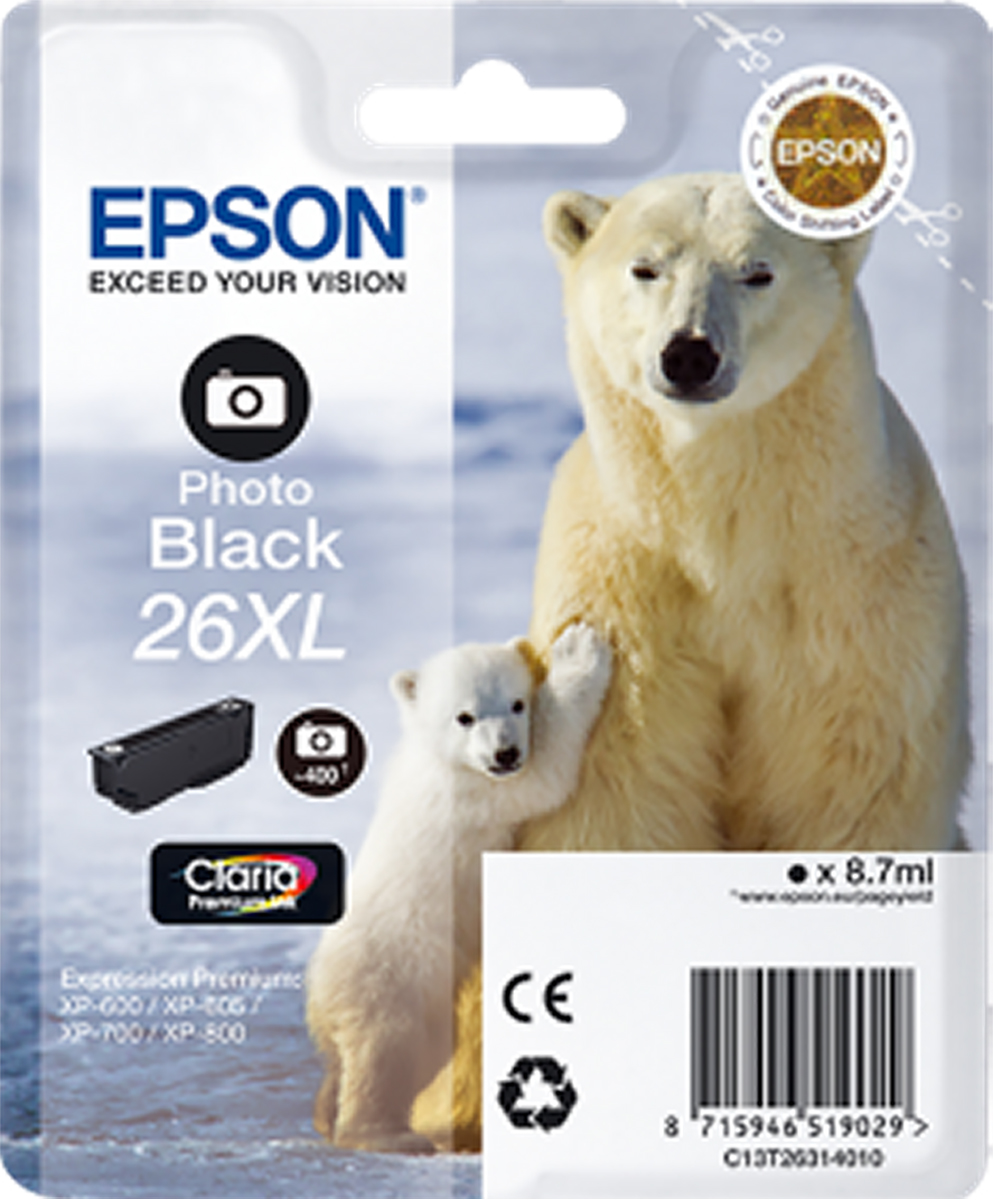 Epson 26XL Photo Black Ink Cartridge