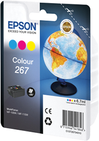 Epson C13T26704010 Yellow, Cyan, Magenta Ink Cartridge