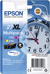 Epson C13T27154012 Magenta, Cyan, Yellow Ink Cartridge