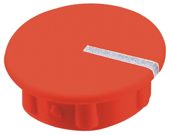 c151-red Sifam 15.5 mm Knob Diameter Red Potentiometer Knob Cap for 6 mm Shaft Axial, C151-RED