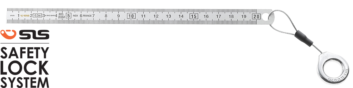 Facom 200mm Stainless Steel Metric Ruler