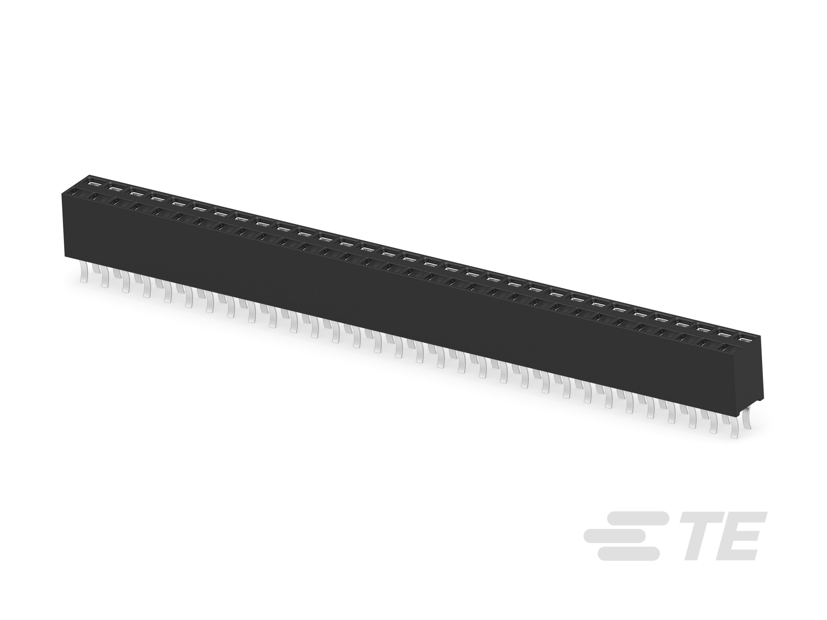 TE Connectivity AMPMODU Series Vertical Board PCB Header, 64 Contact(s), 2.54 mm Pitch, 2 Row, Unshrouded