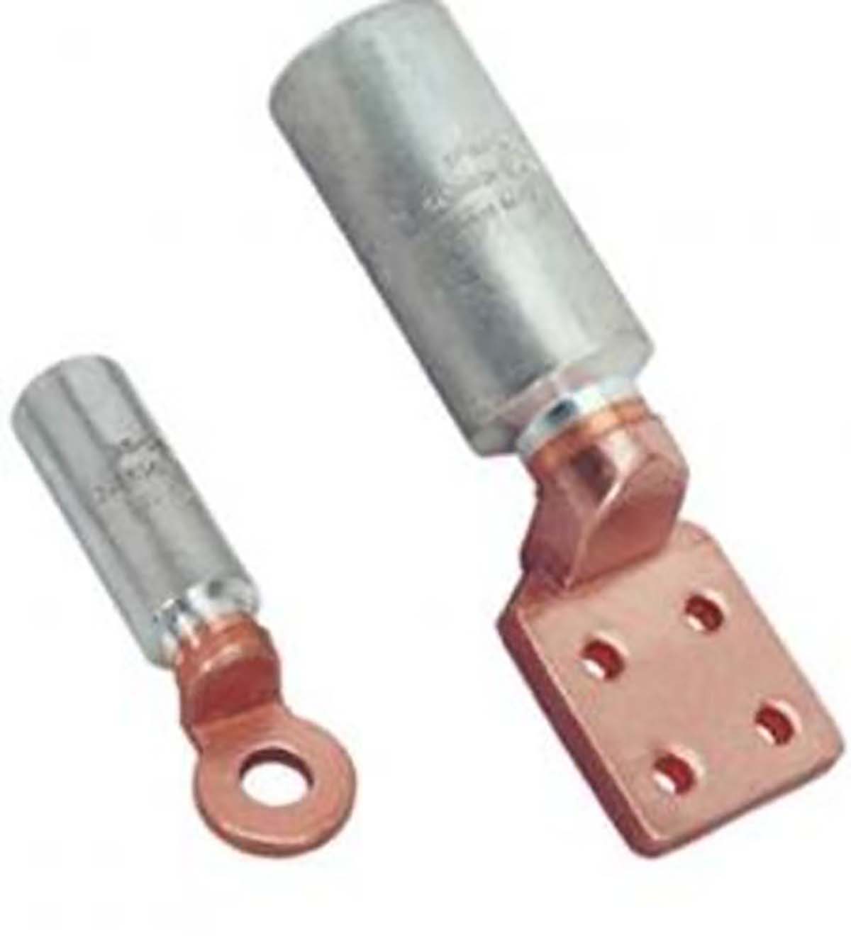 MECATRACTION, C-AU Uninsulated Ring Terminal, M12 Stud Size 1 AWG Wire Size