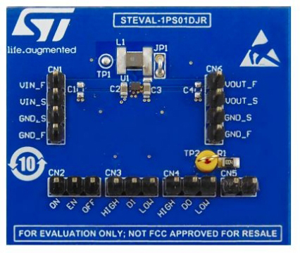 STMicroelectronics ST1PS01DJR 400 mA Nano-Quiescent Synchronous Step-Down Converter Step Down Converter for ST1PS01