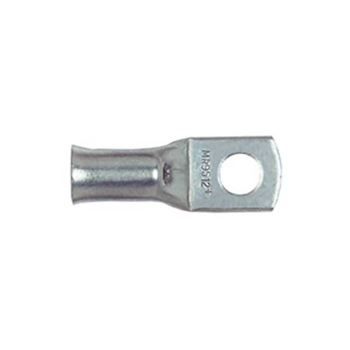 MECATRACTION, C Uninsulated Tubular Ring Terminal, M12 Stud Size, Grey