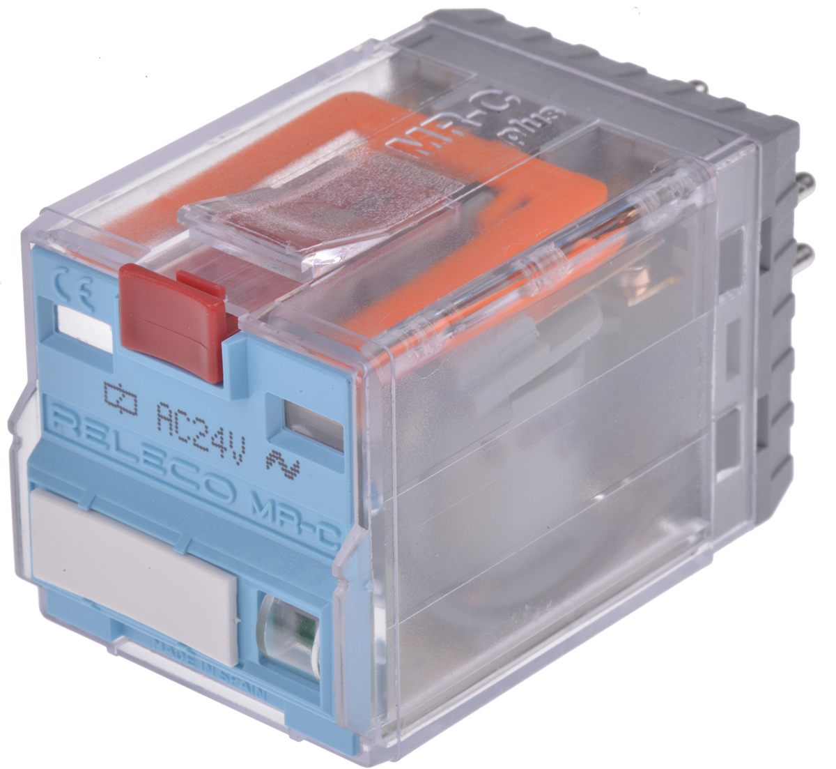 Releco Power Relay, 24V ac Coil, 10A Switching Current, DPDT