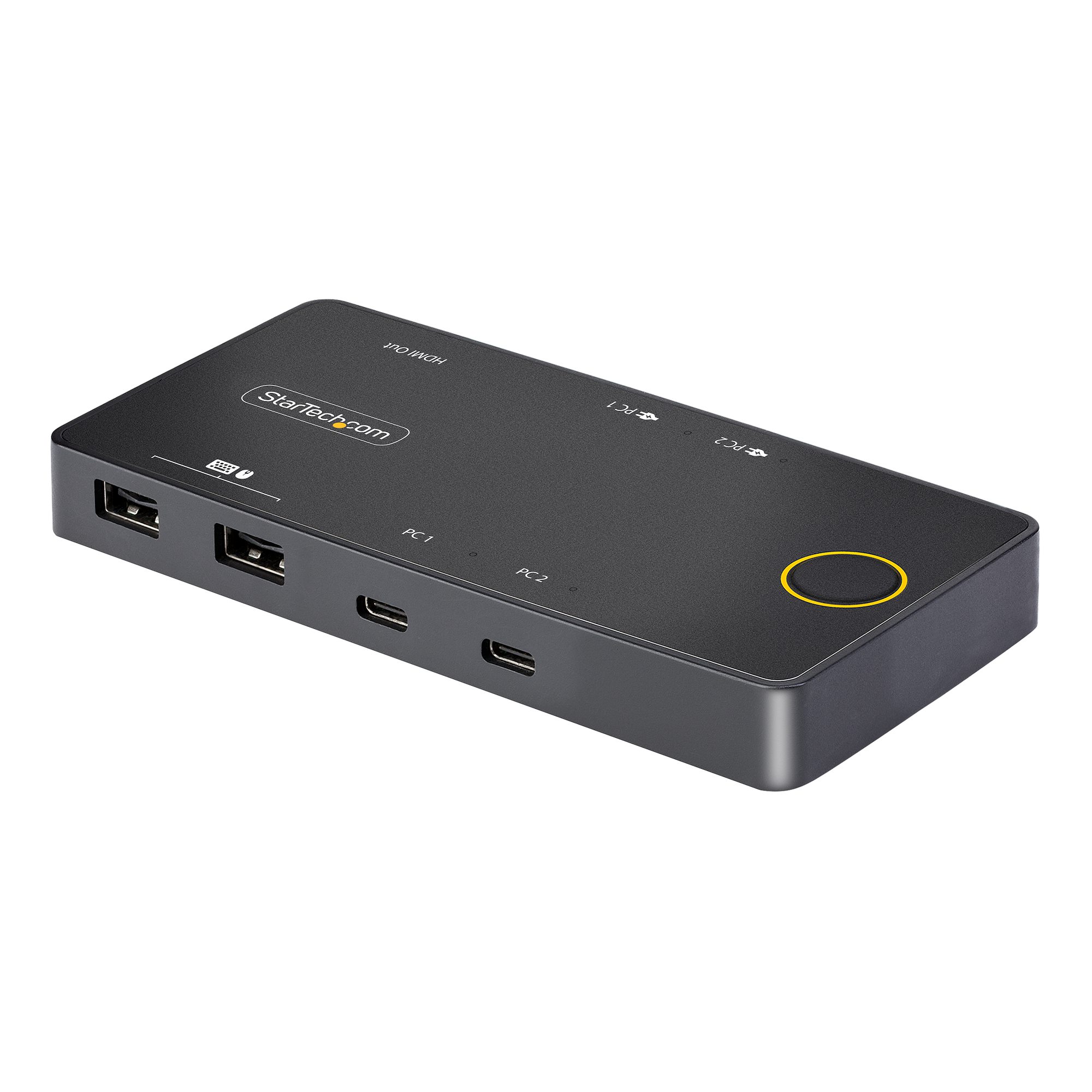 StarTech.com 2 Port 1 Displays USB HDMI KVM Switch HDMI 4096 x 2160 pixel Maximum Resolution