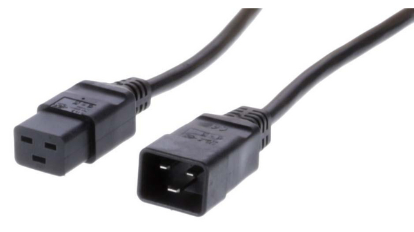 Feller C19, C20 Straight IEC Connector, 250V ac, 16A