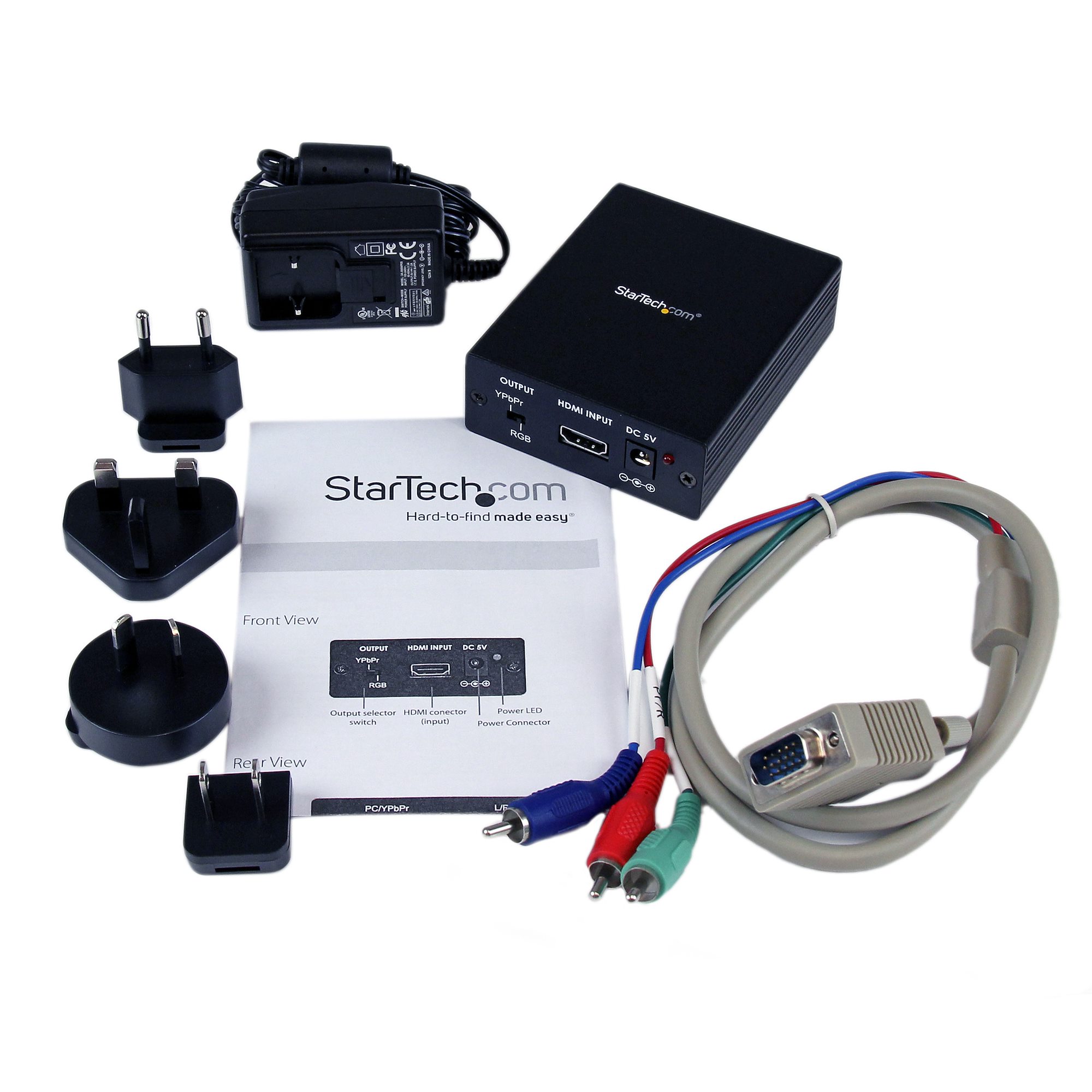 hdmi2vga StarTech.com HDMI to 3.5 mm Mini Jack, VGA Video Converter, 1920 x 1200 Maximum Resolution