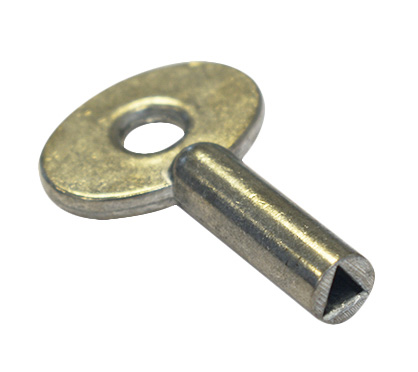 Penta Padlock Metal Key for Triangular Artillery Padlock Weatherproof, 3 mm Body