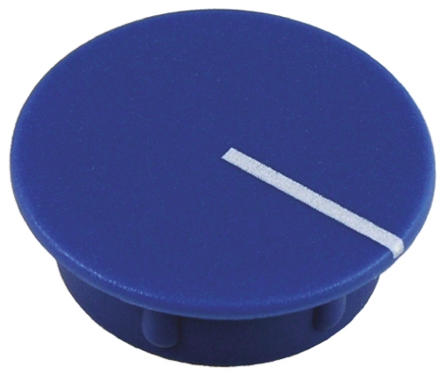 Sifam 21.5 mm Knob Diameter Blue Potentiometer Knob Cap Circular, C211 BLUE