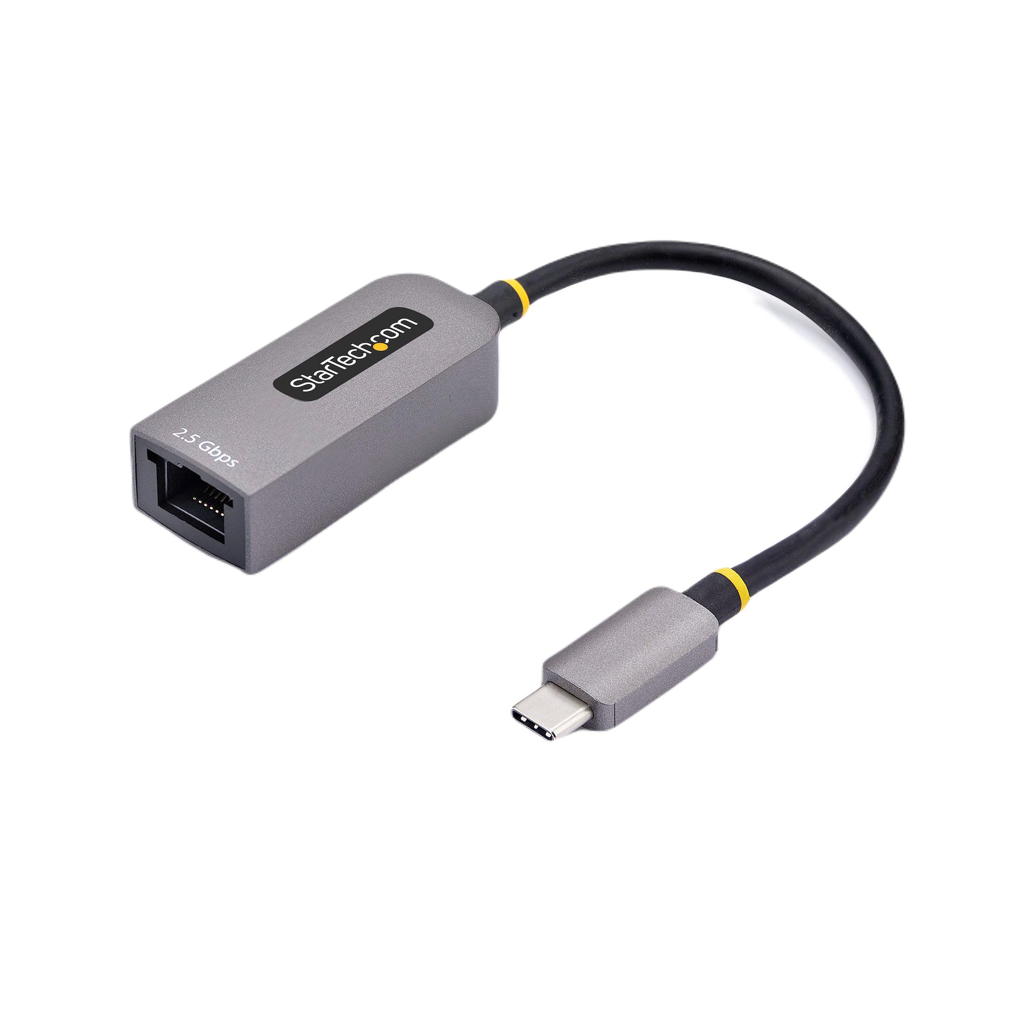 StarTech.com USB Ethernet Adapter USB 3.2 6 in Grey 100Mbps Network Speed