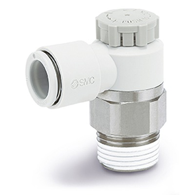 SMC AS4 Series Threaded Pneumatic Silencer & Exhaust Restrictor Function Fitting, R 1/2 Inlet Port, 10mm Tube Inlet