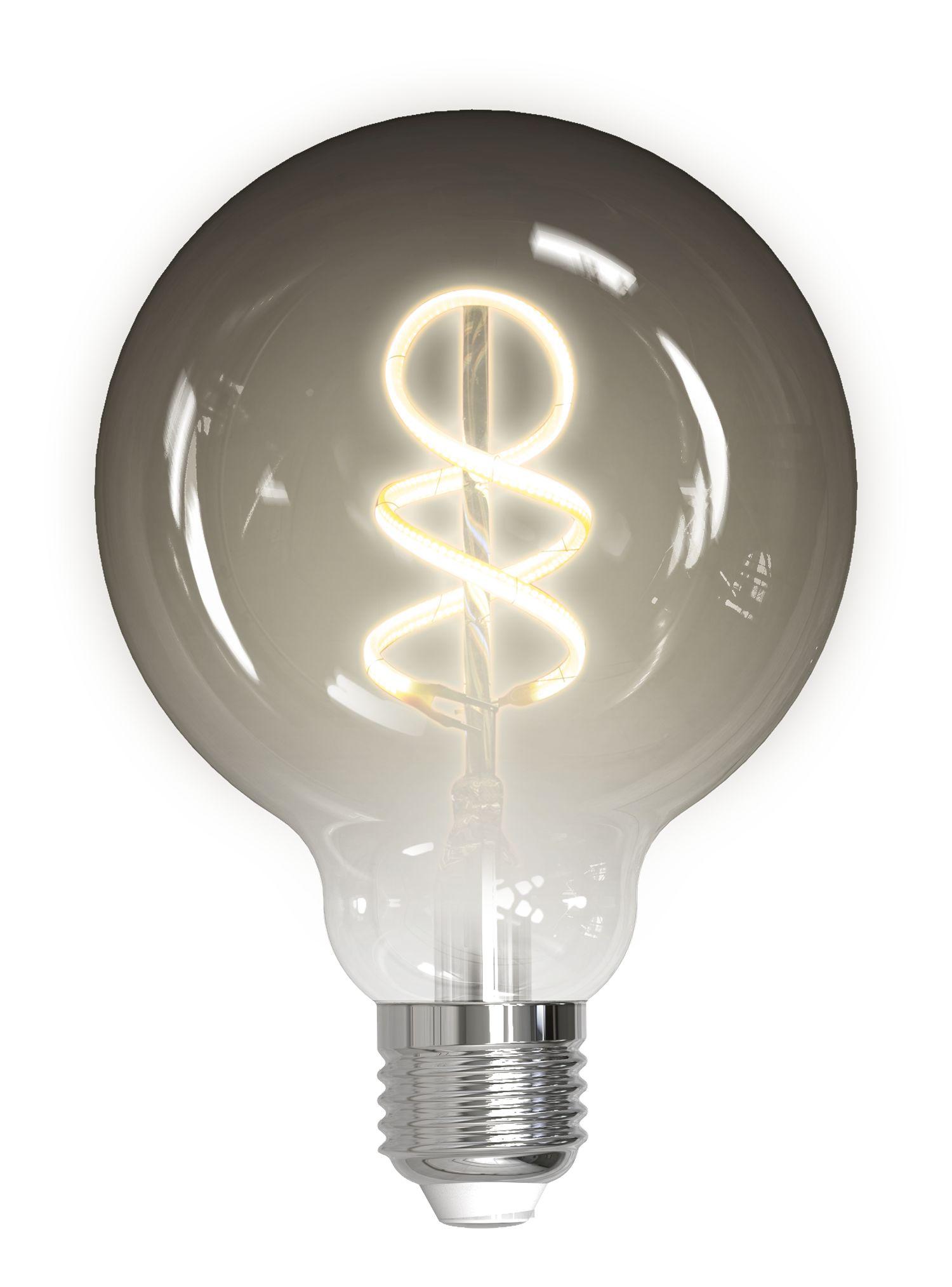 Deltaco 5.5 W E27 Smart Filament LED Smart Bulb, White