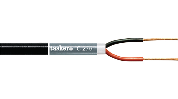 Tasker C276 Series 2 Core Speaker Cable, 100 m, Red