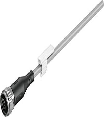 Festo Female 5 way Socket to 5 way Cable Cable, 5 m