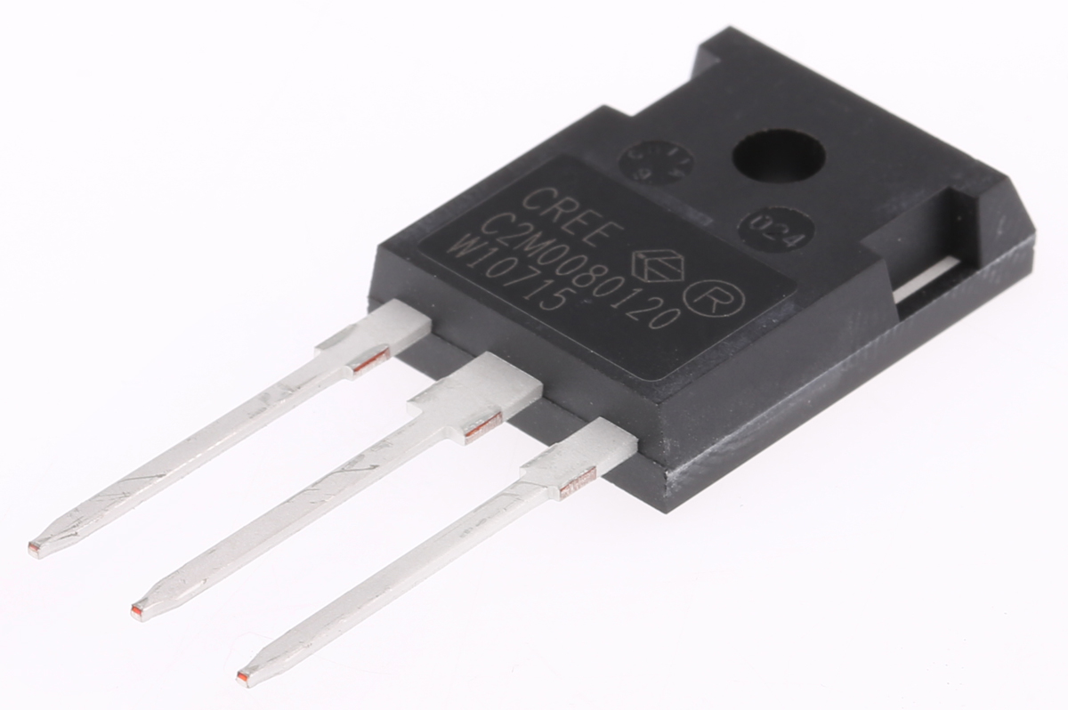 c2m0080120d Wolfspeed Type N-Channel MOSFET, 31 A, 1200 V Enhancement, 3-Pin TO-247 C2M0080120D