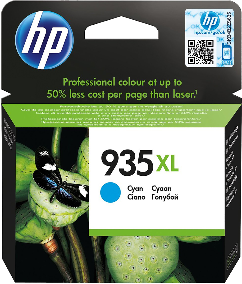 Hewlett Packard 935XL Cyan Ink Cartridge