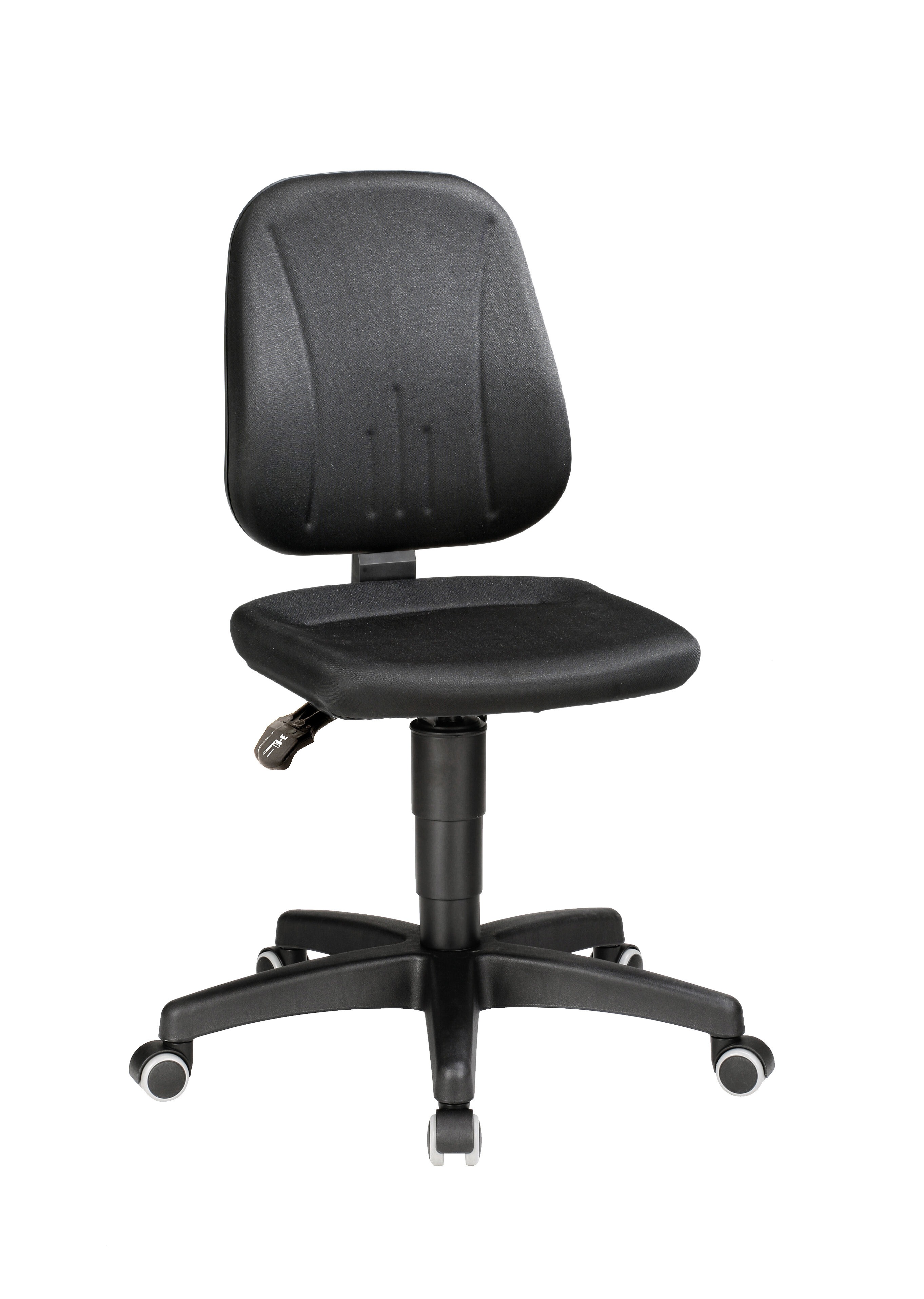 Treston Black Fabric Desk Chair, 120 kg Weight Capacity
