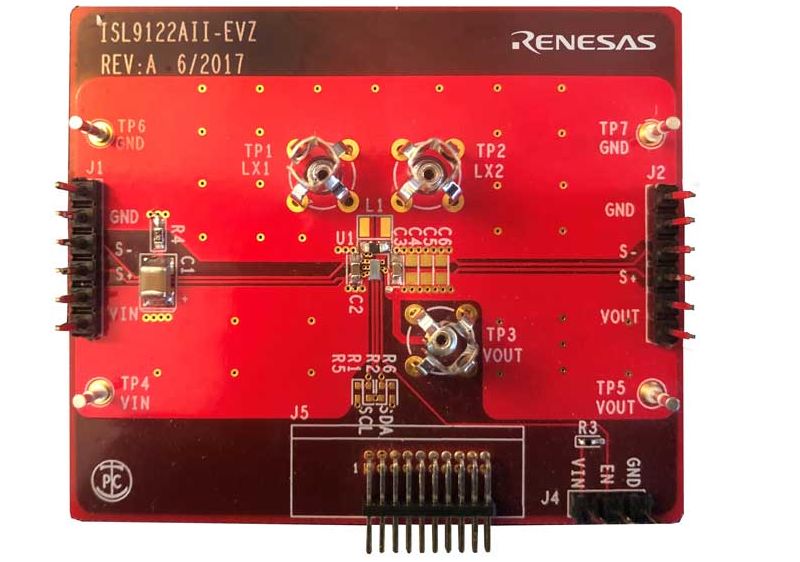 Renesas Electronics ISL9122AIIN-EVZ Buck-Boost Converter for ISL9122AIIN
