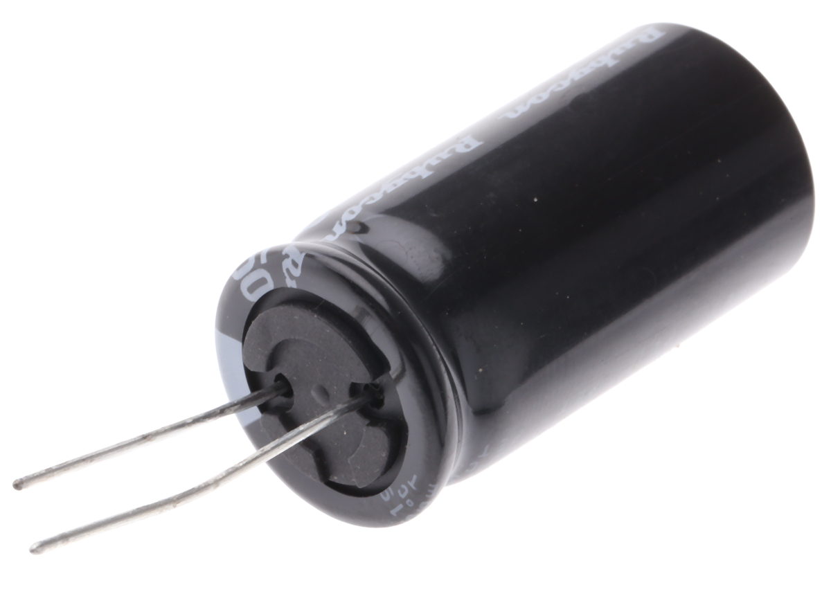Rubycon 2200μF Aluminium Electrolytic Capacitor 50V dc, Radial, Through Hole - 50YXH2200MEFC18X35.5