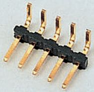 HARWIN M22 Series Right Angle Through Hole Pin Header, 8 Contact(s), 2 mm Pitch, 1 Row, Unshrouded