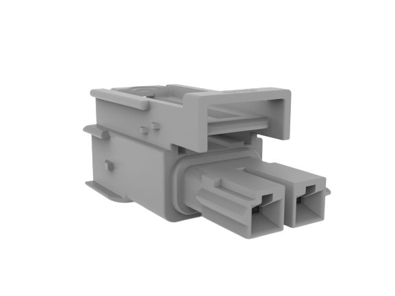 TE Connectivity Power Connector, 2 Way, 15A, Power Versa-Lock 5.0, Free Hanging (In Line), 600 V ac