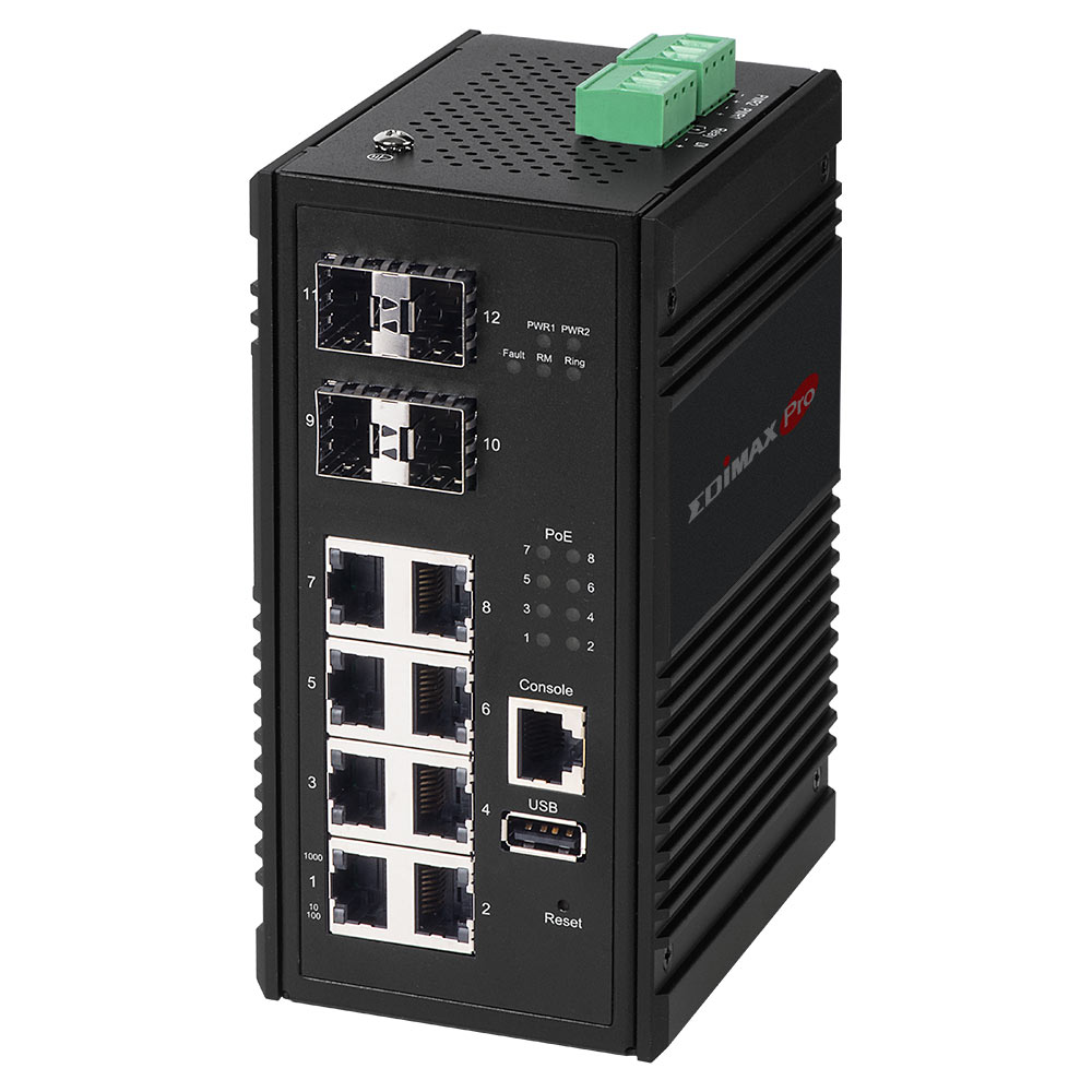 Edimax IGS-5408P, Managed 8 Port Gigabit Switch With PoE