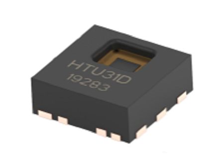 TE Connectivity HTU31D Series Temperature & Humidity Sensor, Digital Output, Surface Mount, I2C, ±2%RH, 6 Pins