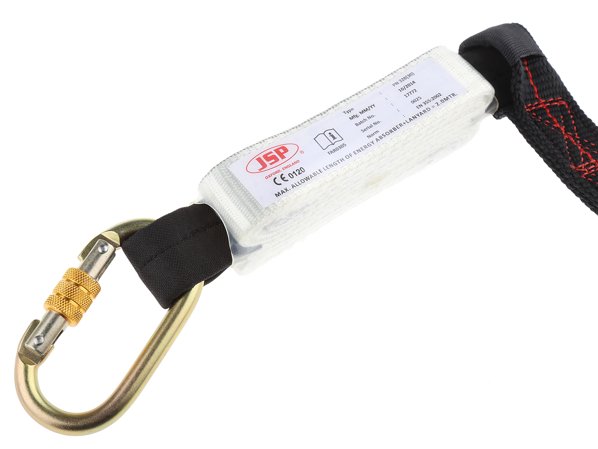 far0305 JSP 2m Single Tail Lanyard Karabiner Single