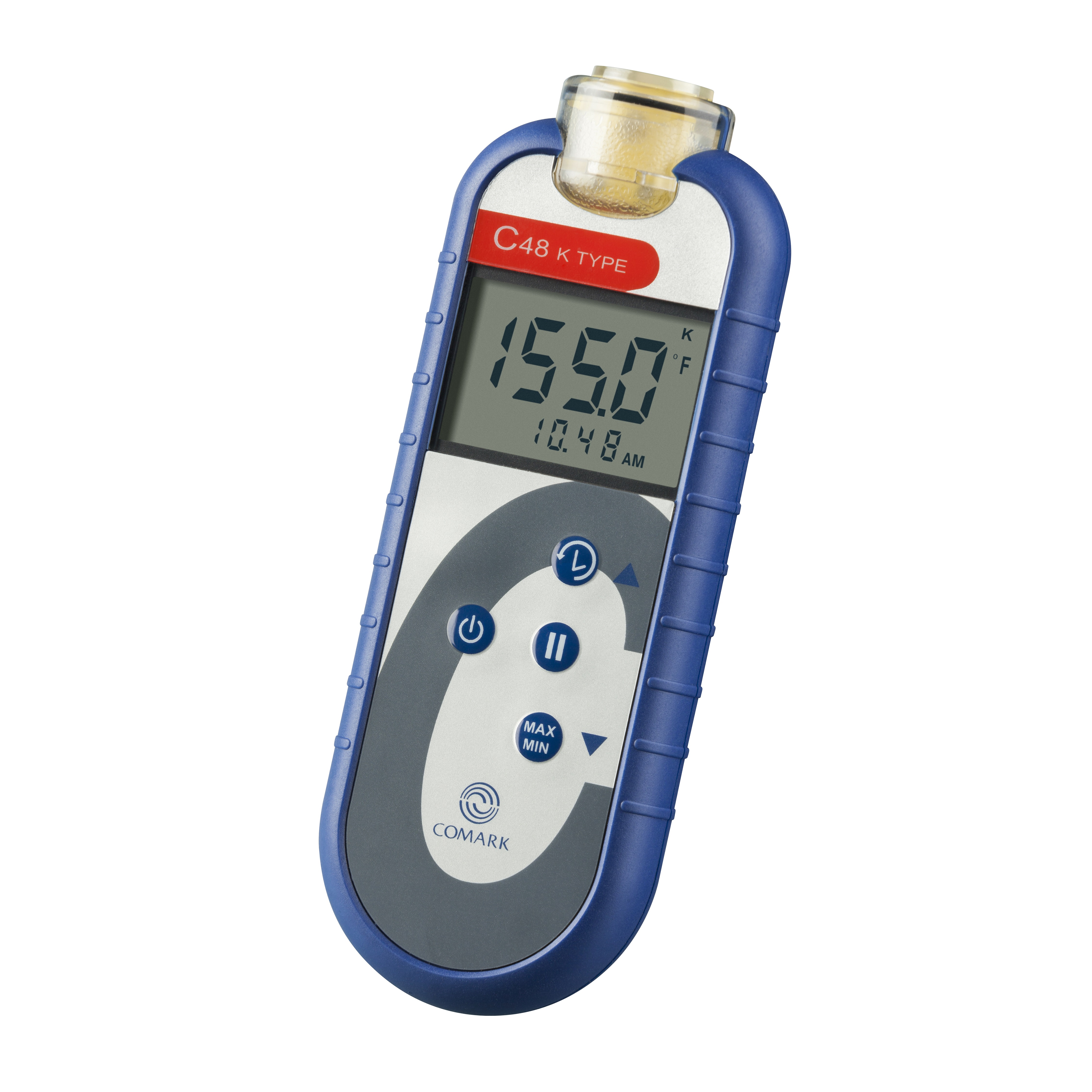 Comark C48C Thermocouple Digital Thermometer, K Probe, 1372 °C Max, ±0.2°C Accuracy - UKAS