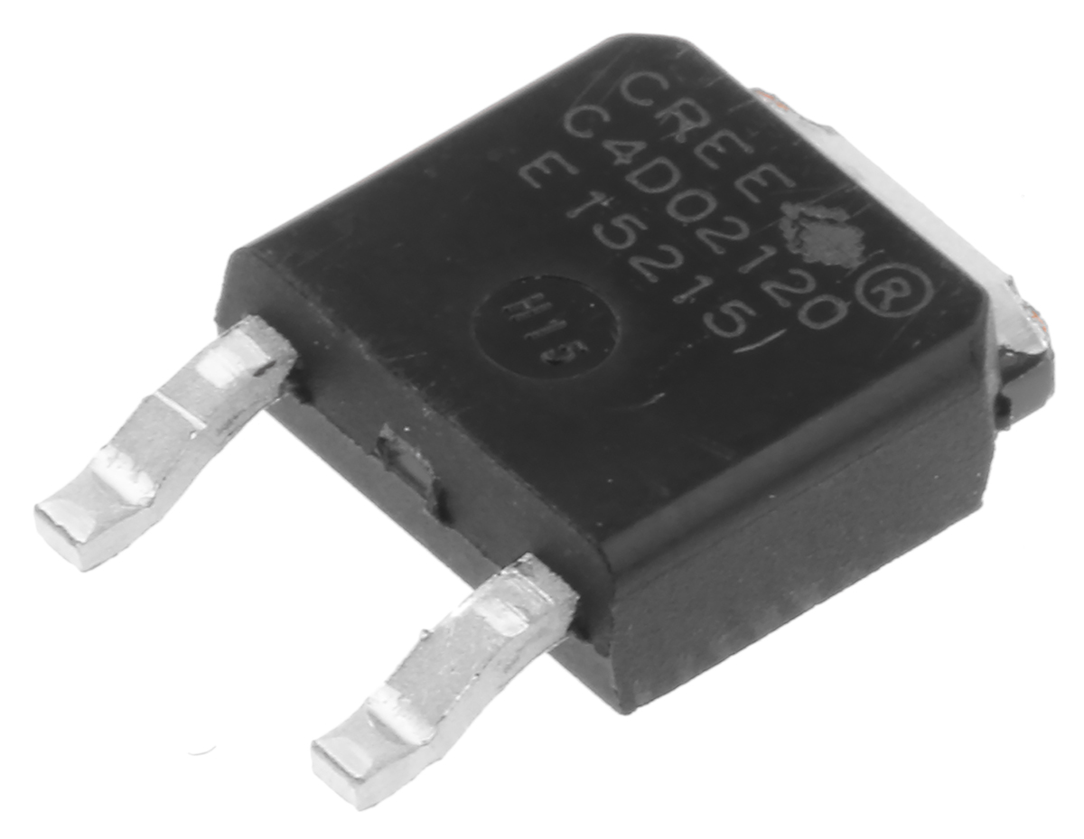 Wolfspeed 1200 V 4.5 A Diode Schottky 3-Pin DPAK C4D02120E