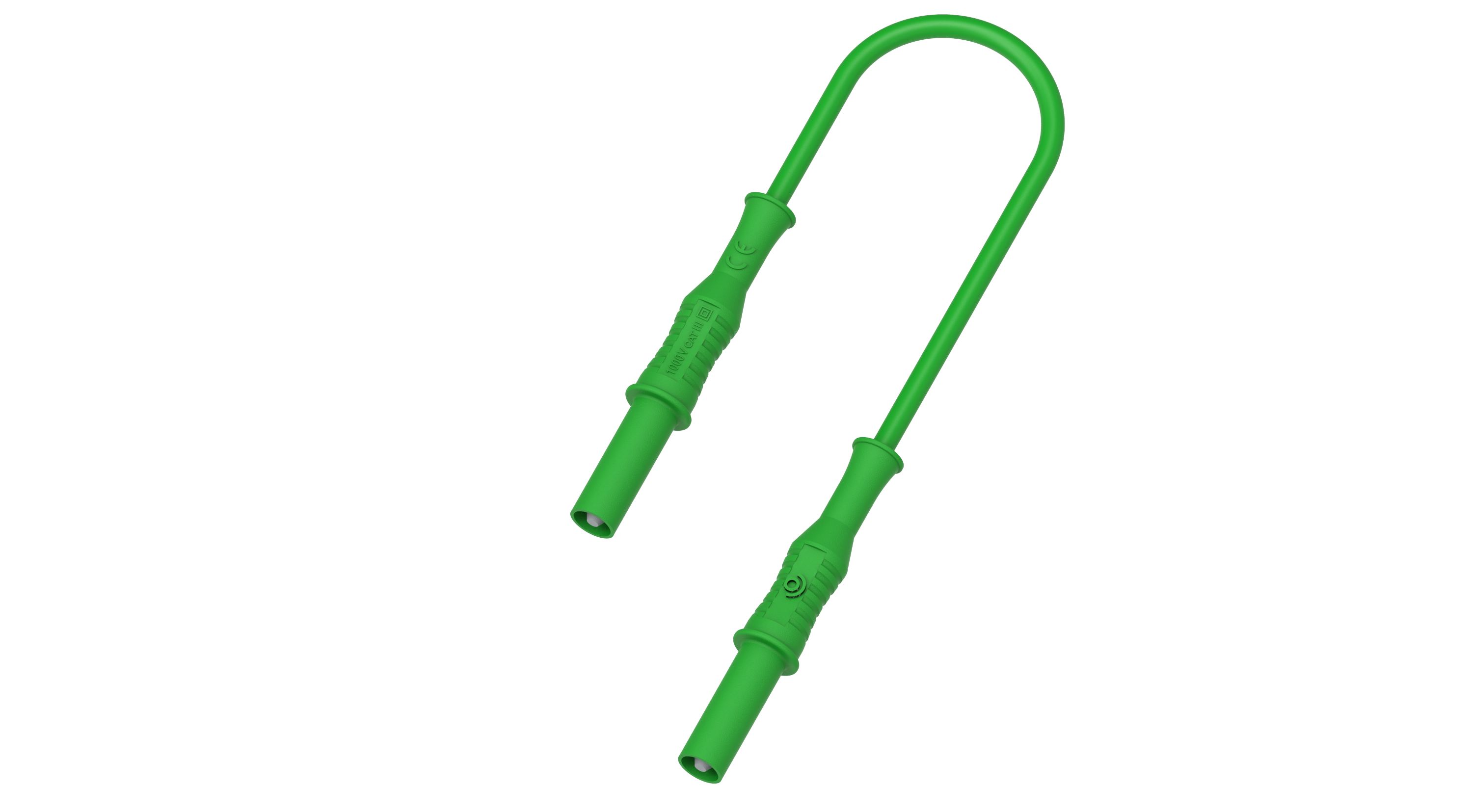 Electro PJP Banana Plug, 36A, 1000 → 1500V, Green
