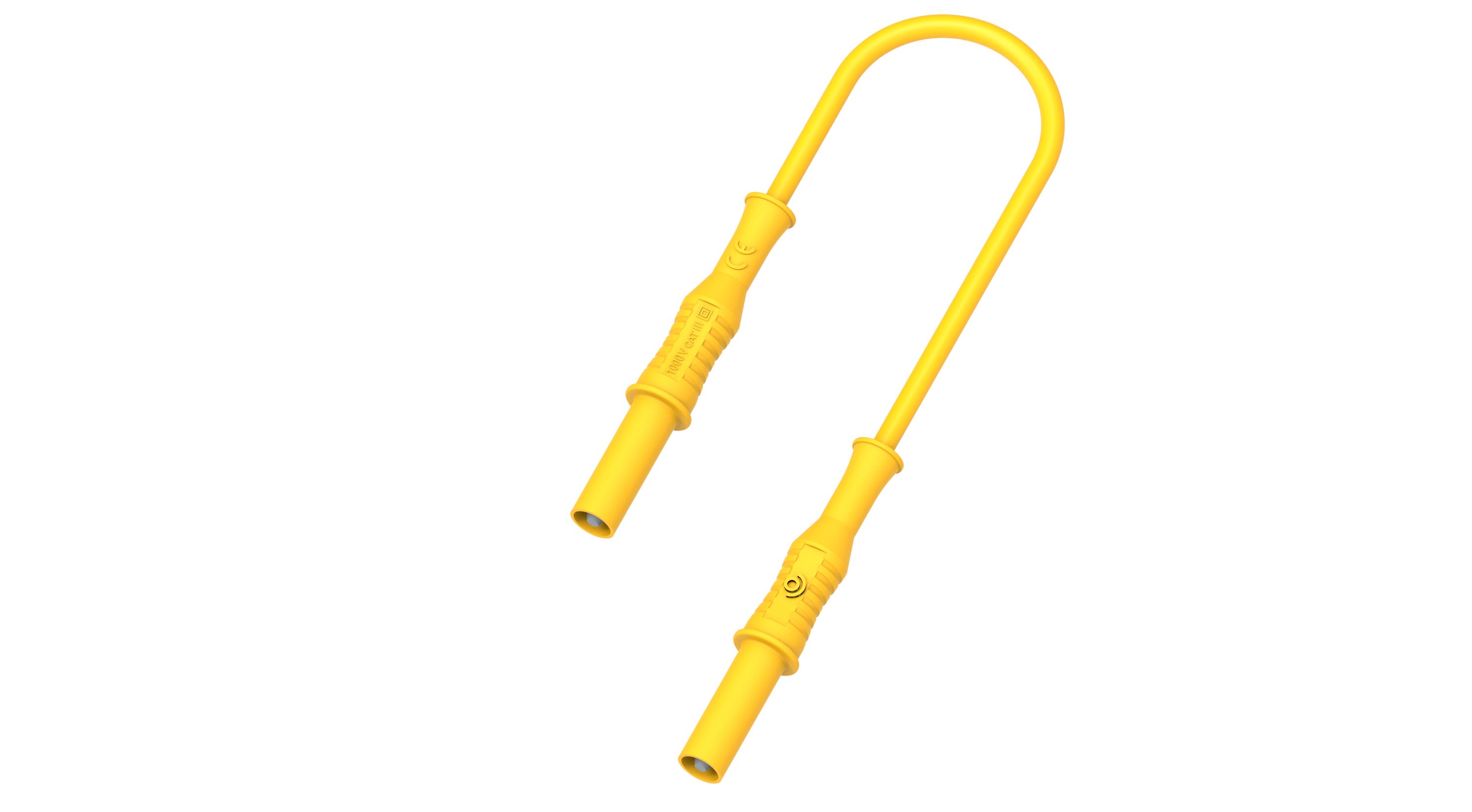 Electro PJP Banana Plug, 36A, 1000 → 1500V, Yellow